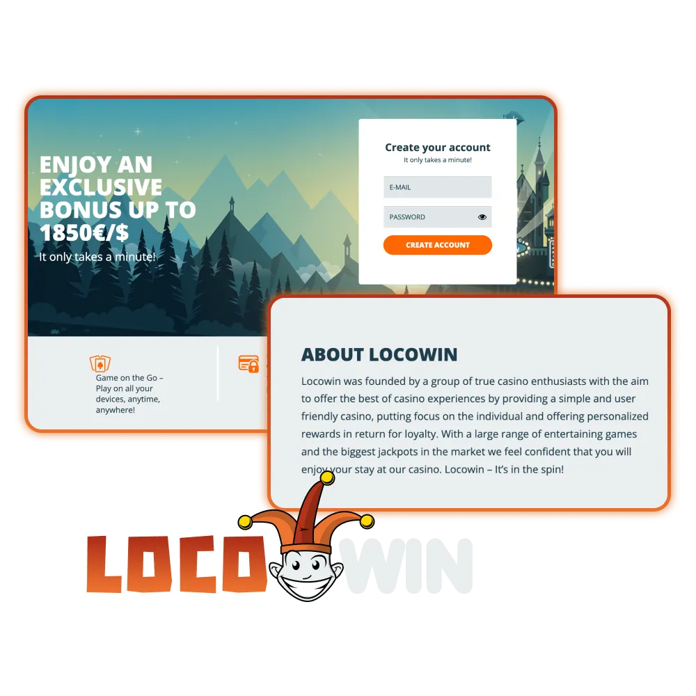Learn more about Locowin home and its commitment to quality gaming.
