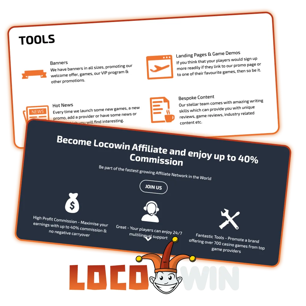 Join the official LocoWin home affiliate programme and start earning high commissions.
