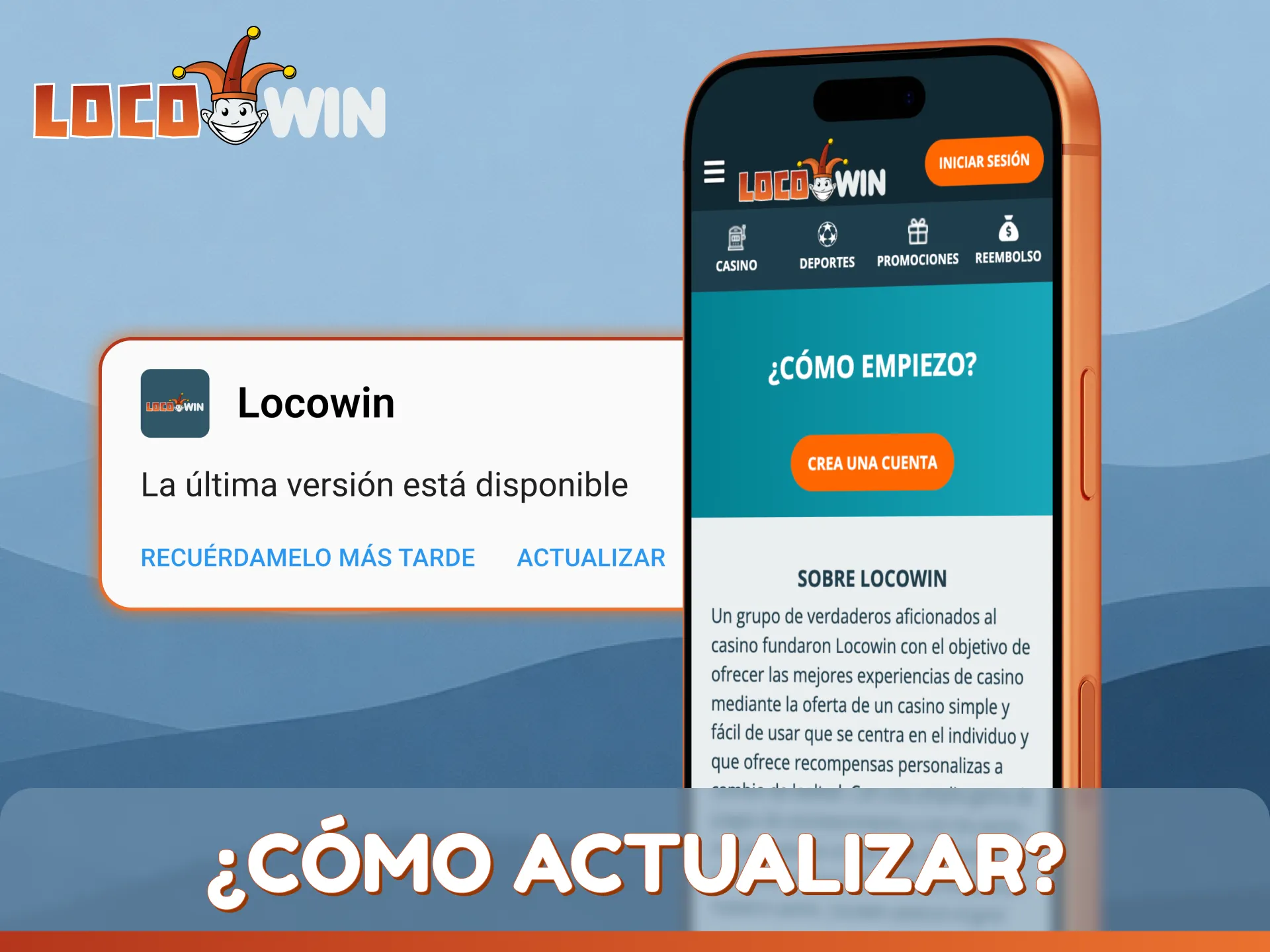 Descubre cómo actualizar la aplicación a la última versión de LocoWin.