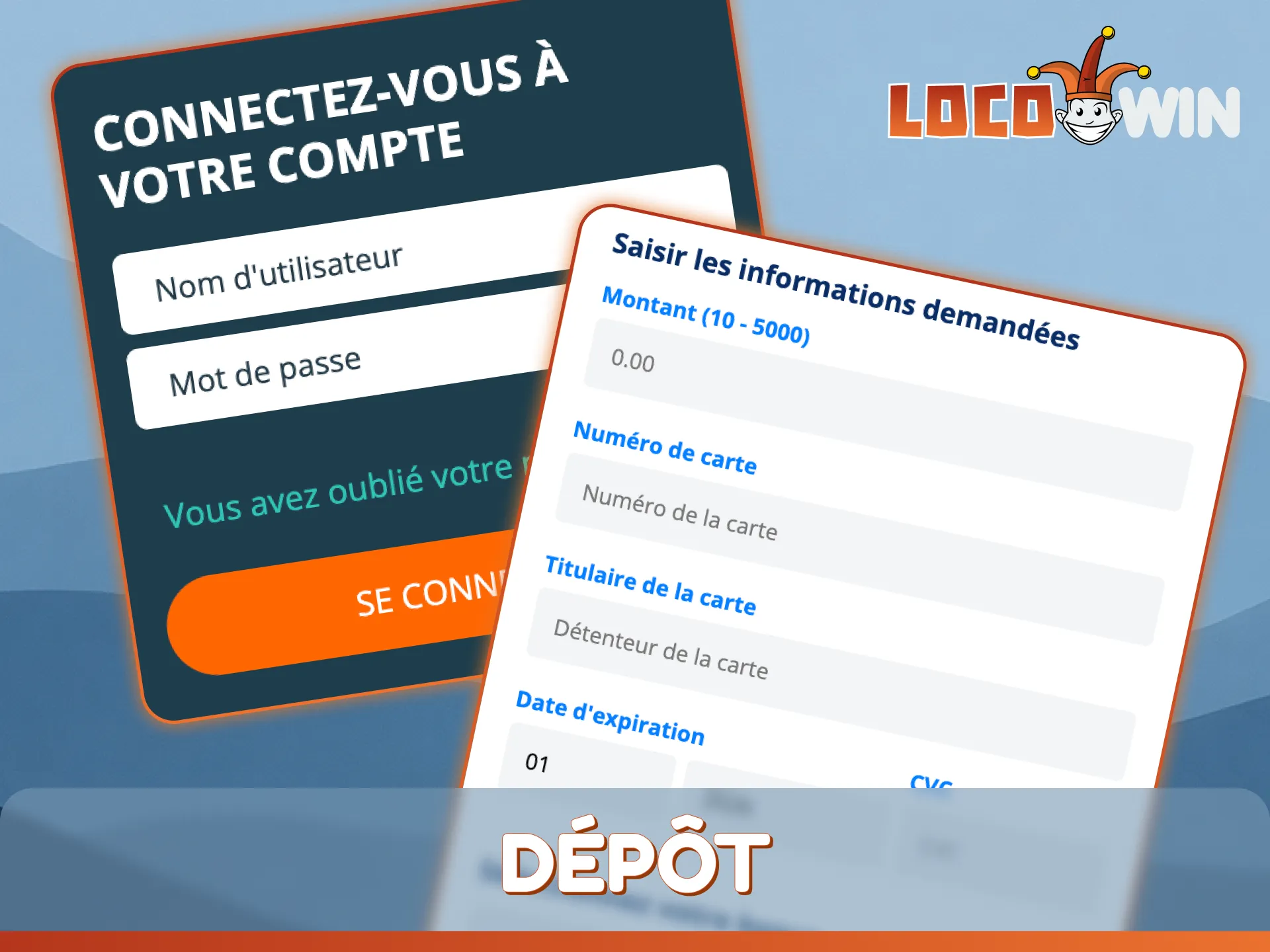 Suivez le tutoriel pour savoir comment effectuer un dépôt en toute sécurité via l'application.
