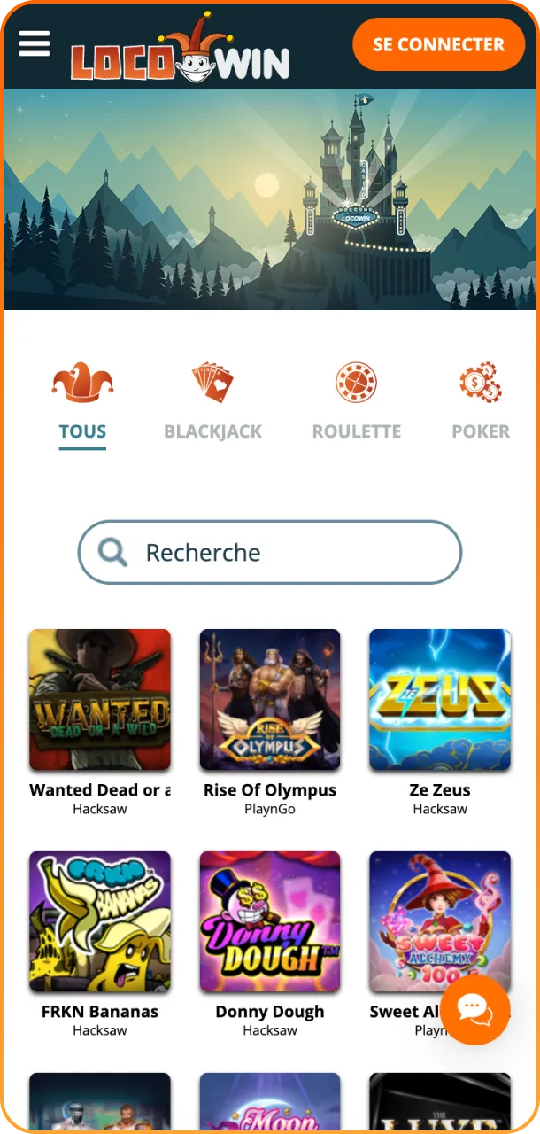 Le casino en direct vous attend déjà pour gagner sur Locowin.