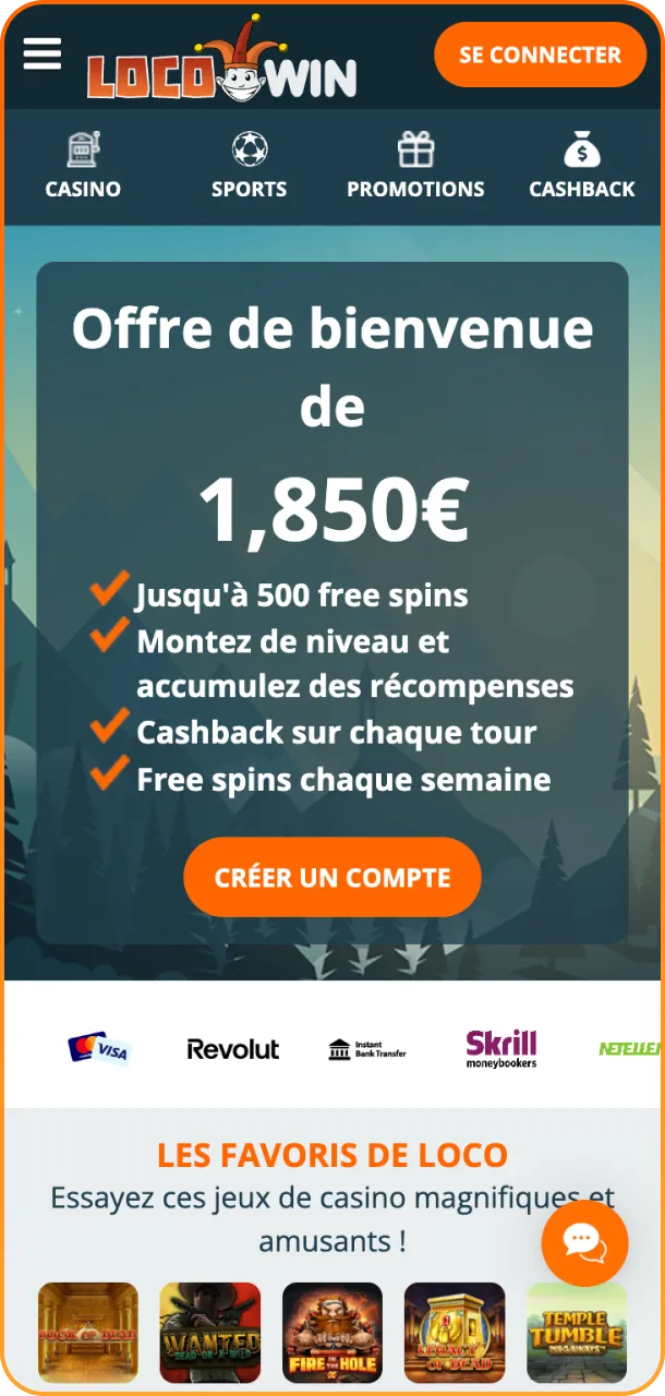 Venez gagner dès maintenant à Locowin.