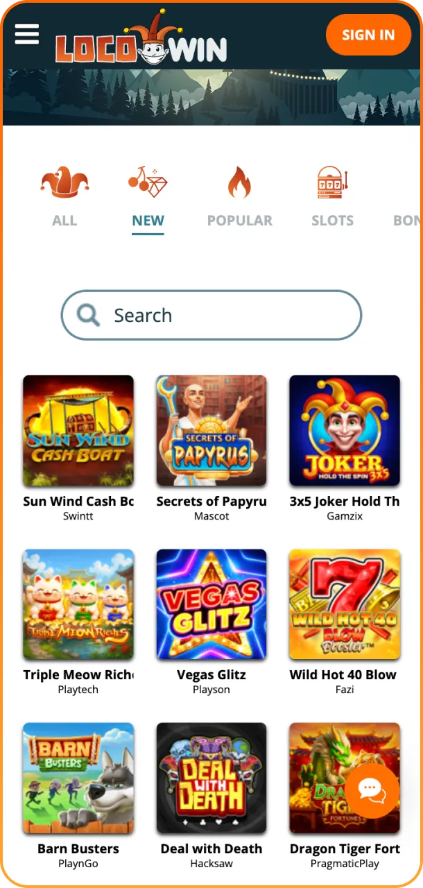 Your favorite slots for big wins at Locowin.
