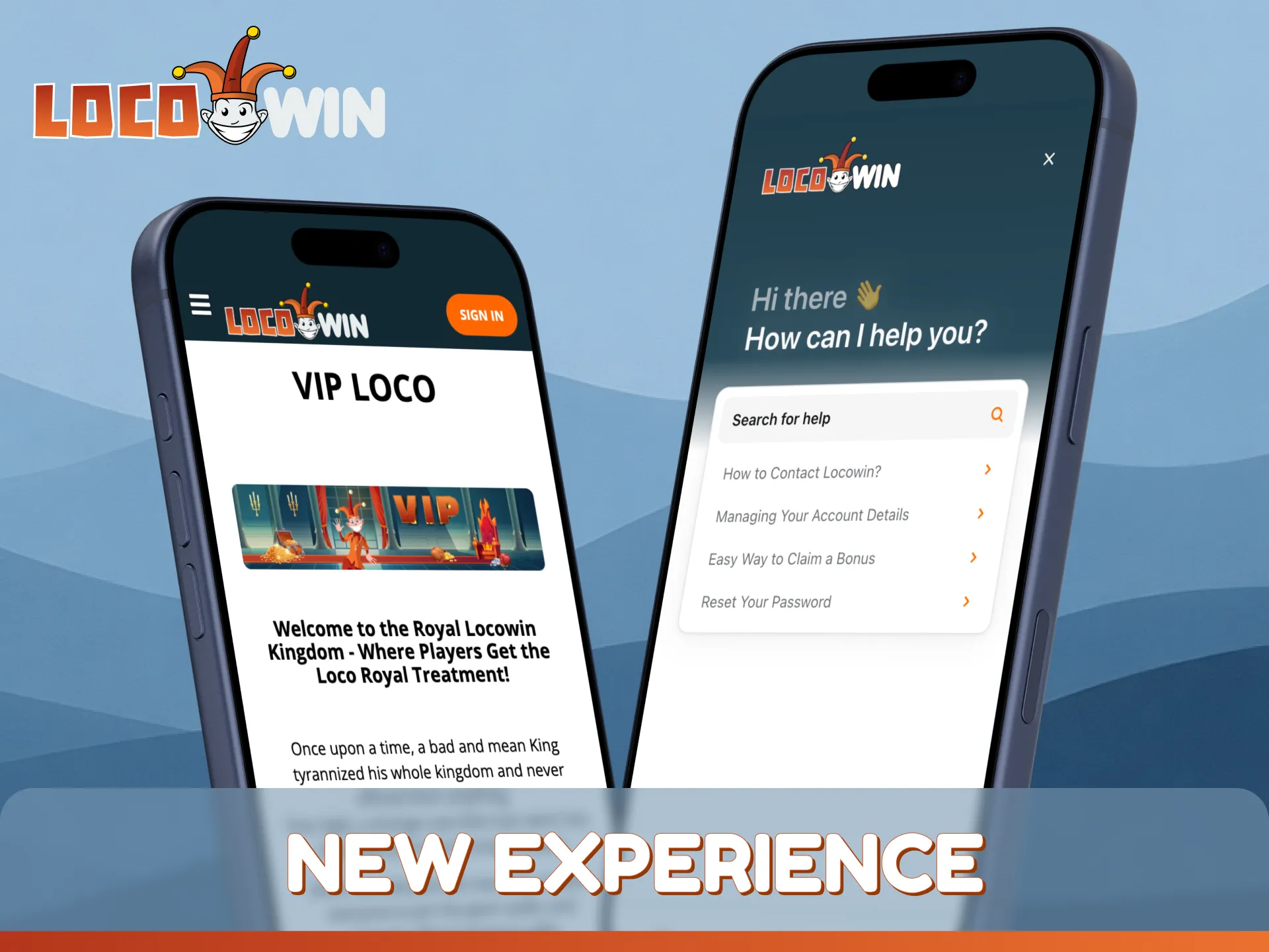 Try a new experience with the LocoWin mobile app on your smartphone.