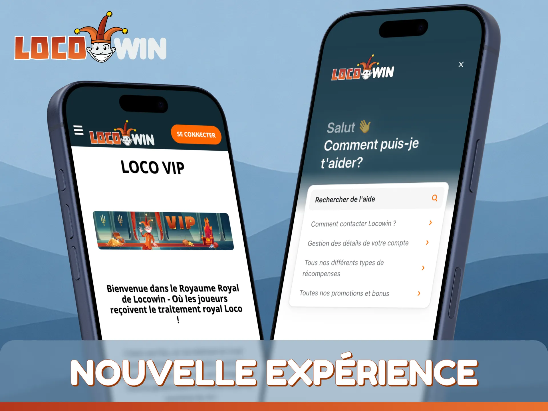 Vivez une expérience inédite avec l'application mobile LocoWin sur votre smartphone.