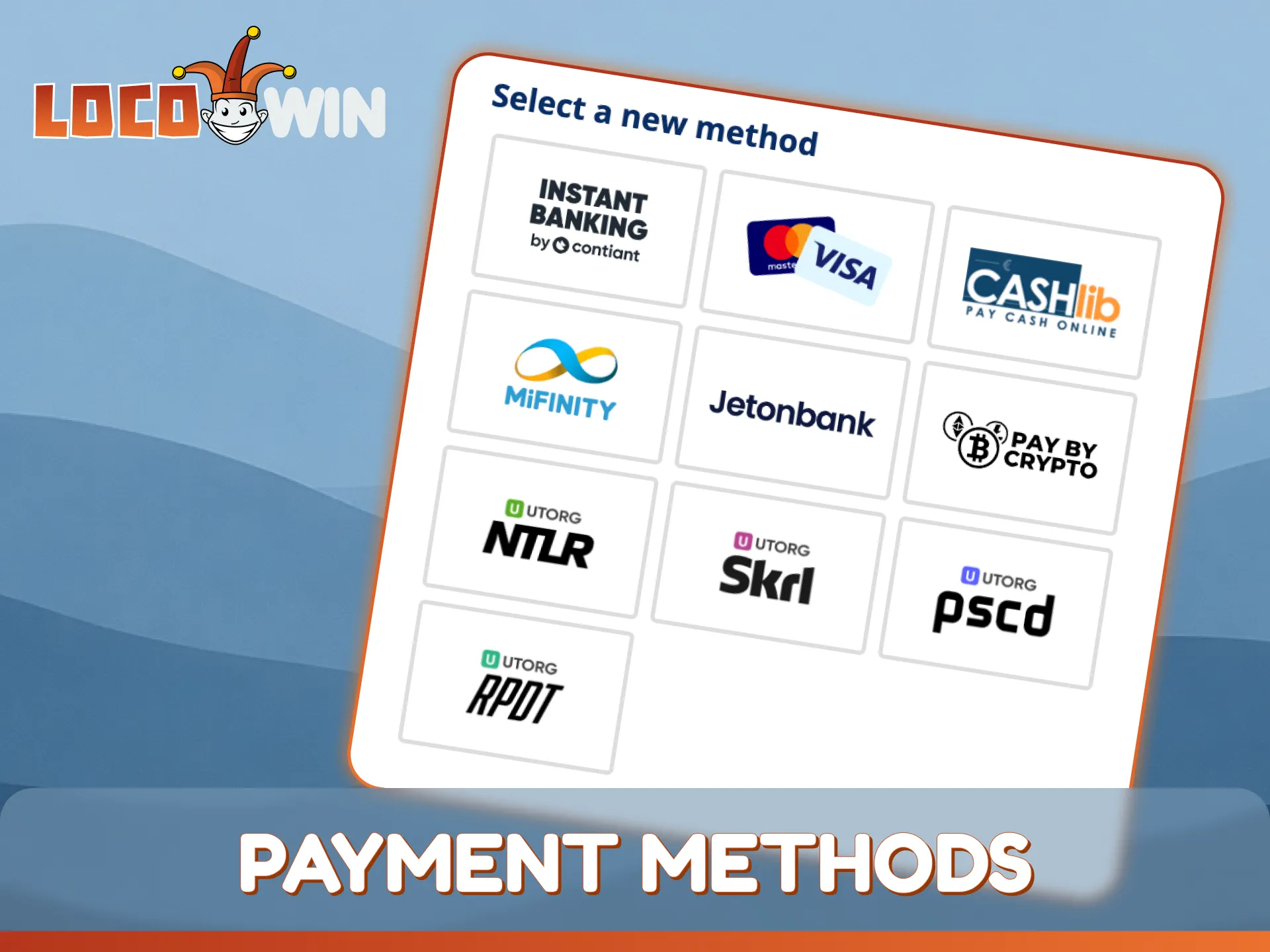 Zahlungsmethoden in der Locowin App