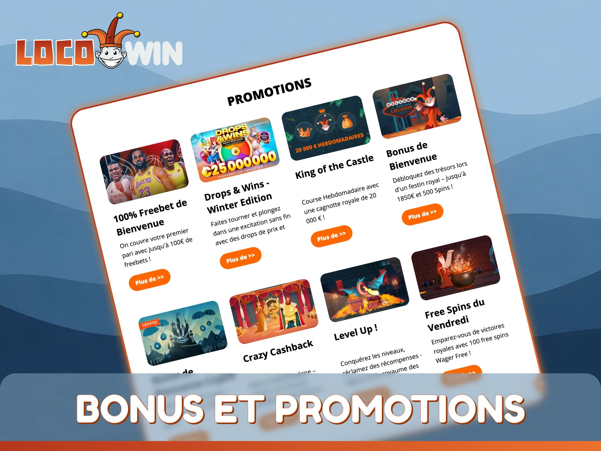 Augmentez votre solde en profitant des bonus de dépôt et des promotions exceptionnelles offertes par LocoWin.