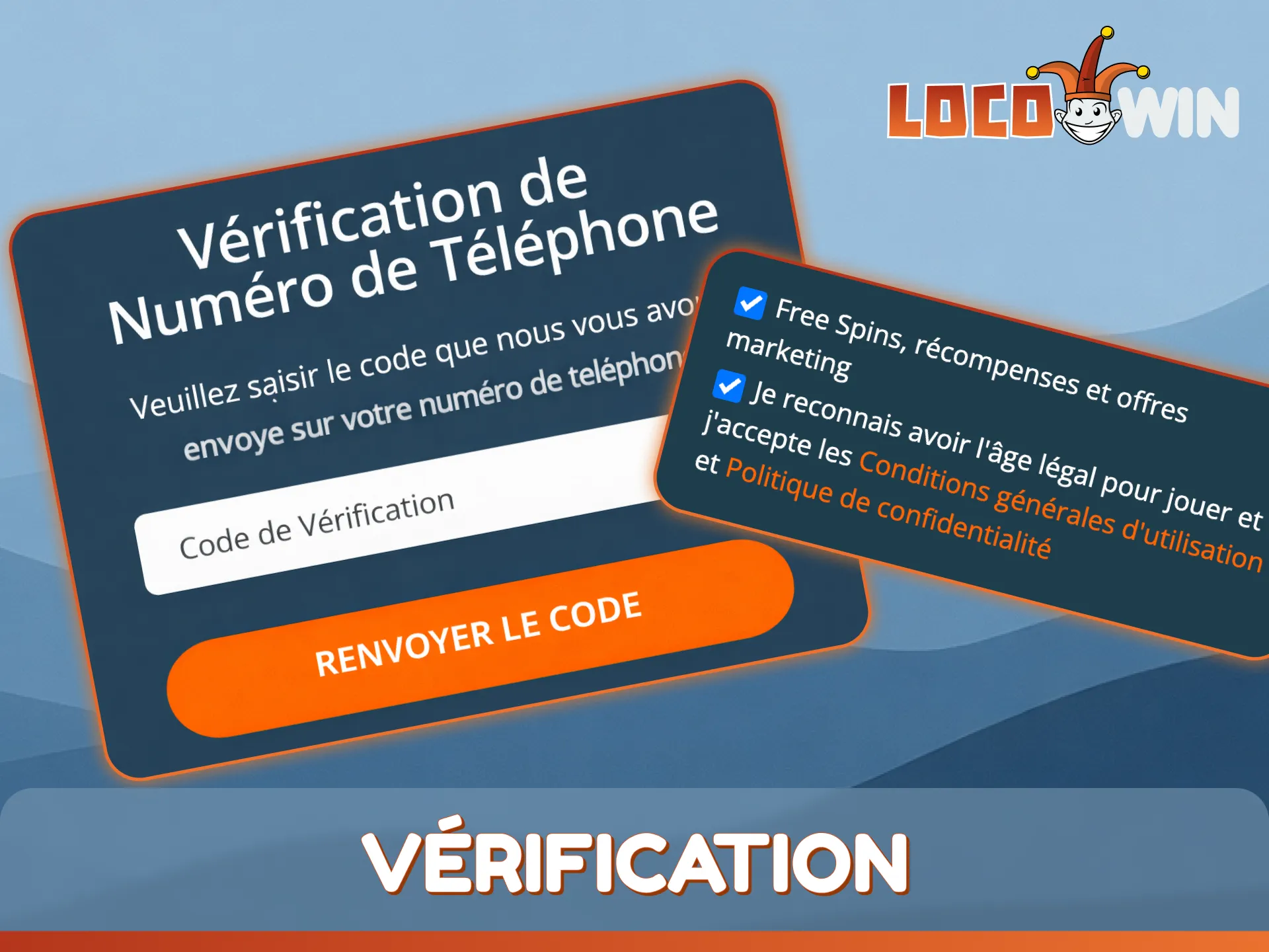 Assurez votre sécurité en respectant les exigences de vérification et de sécurité de LocoWin.