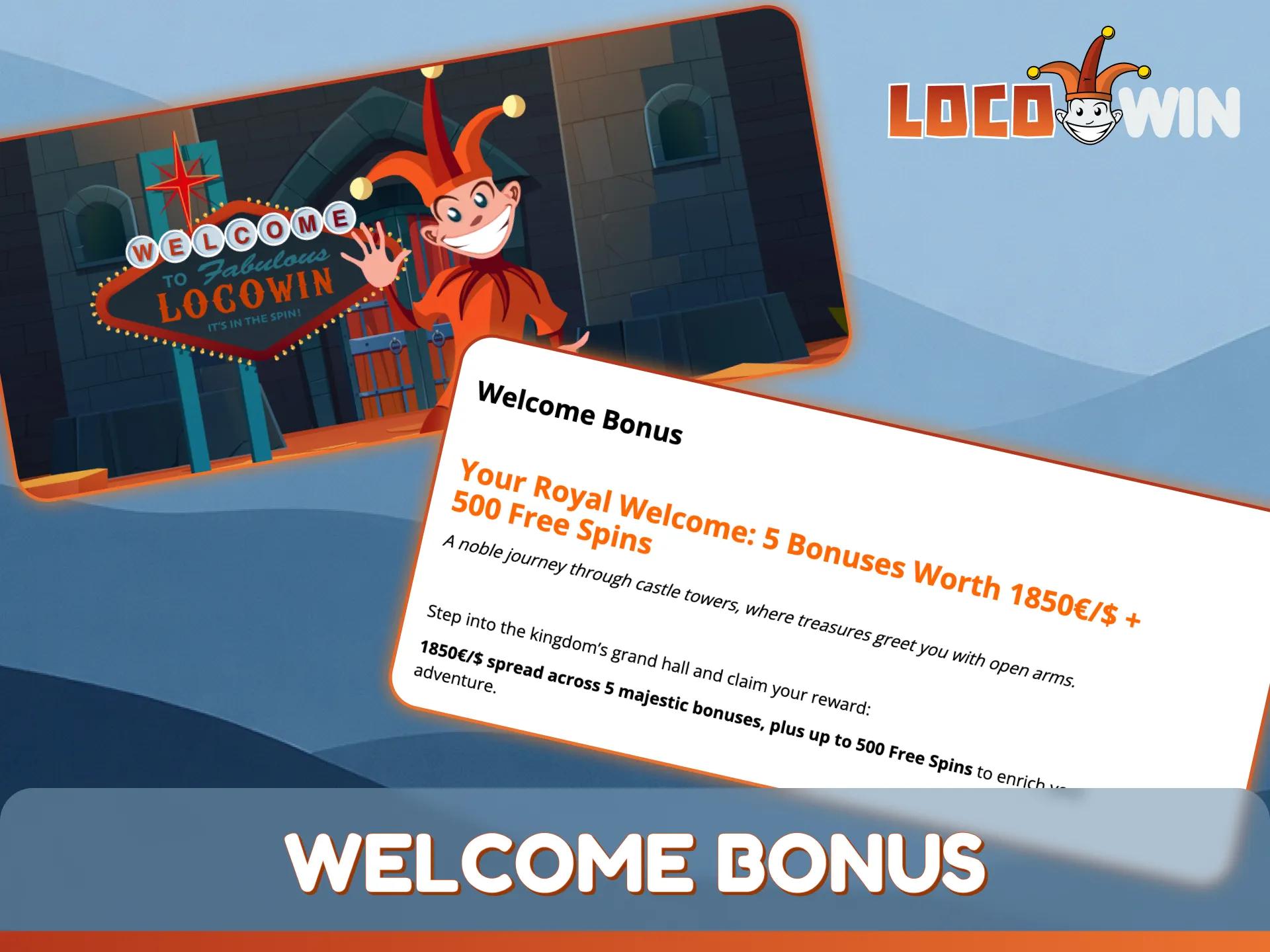 Claim your welcome bonus to start your mobile app journey at LocoWin.