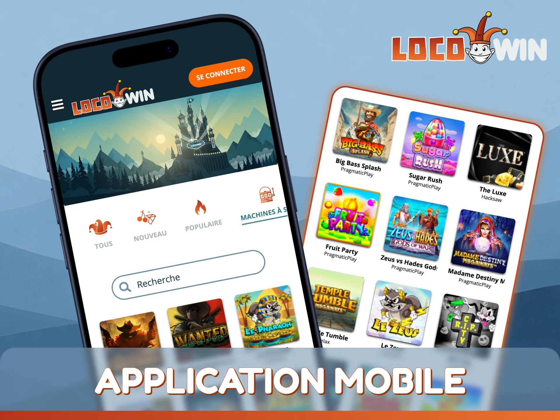 Profitez d'une expérience de jeu mobile fluide sur LocoWin, quel que soit votre appareil portable.