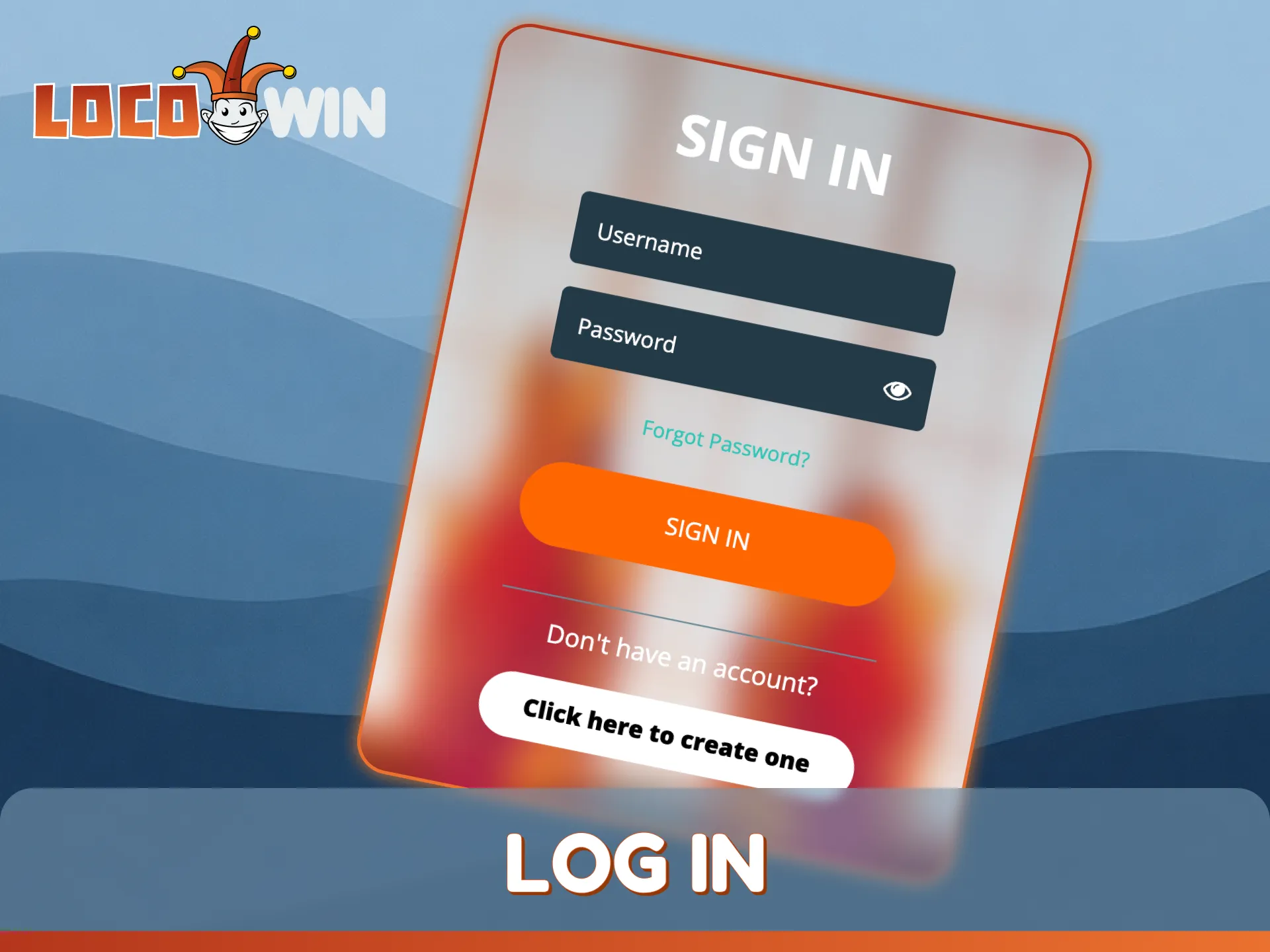 Learn how to log in to your casino account at LocoWin quickly.