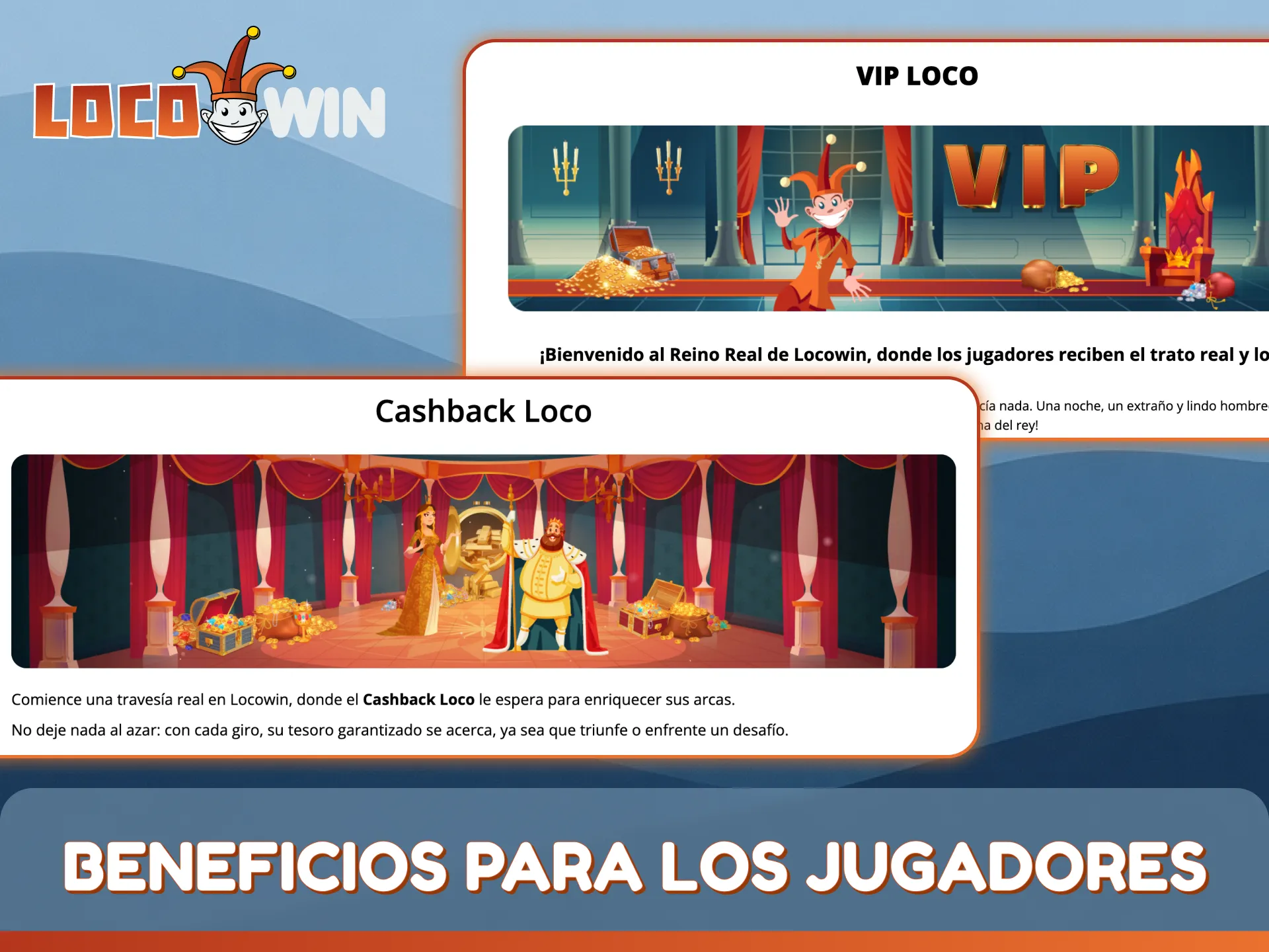 Explora nuestros beneficios para jugadores y disfruta de una experiencia de juego premium.