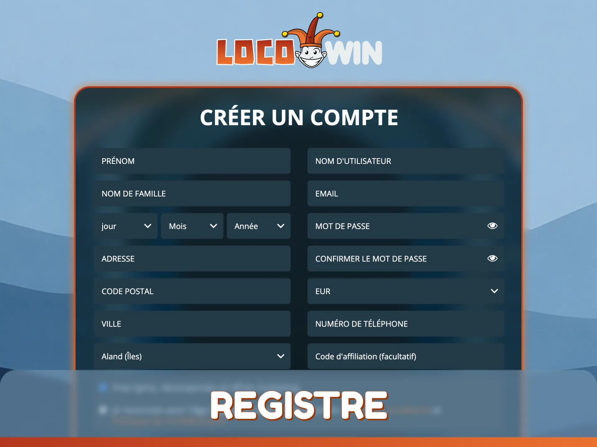 Suivez notre guide pour savoir comment créer un compte sur LocoWin.