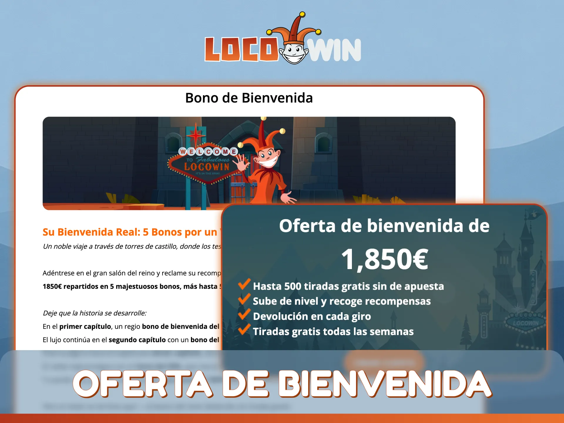 Desbloquea la oferta de bienvenida de LocoWin para nuevos jugadores y comienza a ganar.