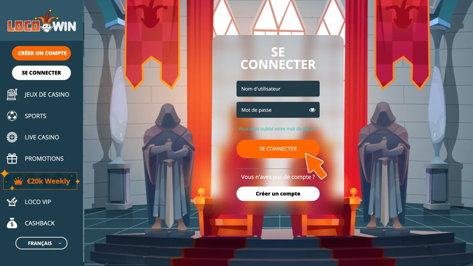 Connectez-vous à votre compte pour accéder aux promotions exclusives de LocoWin.