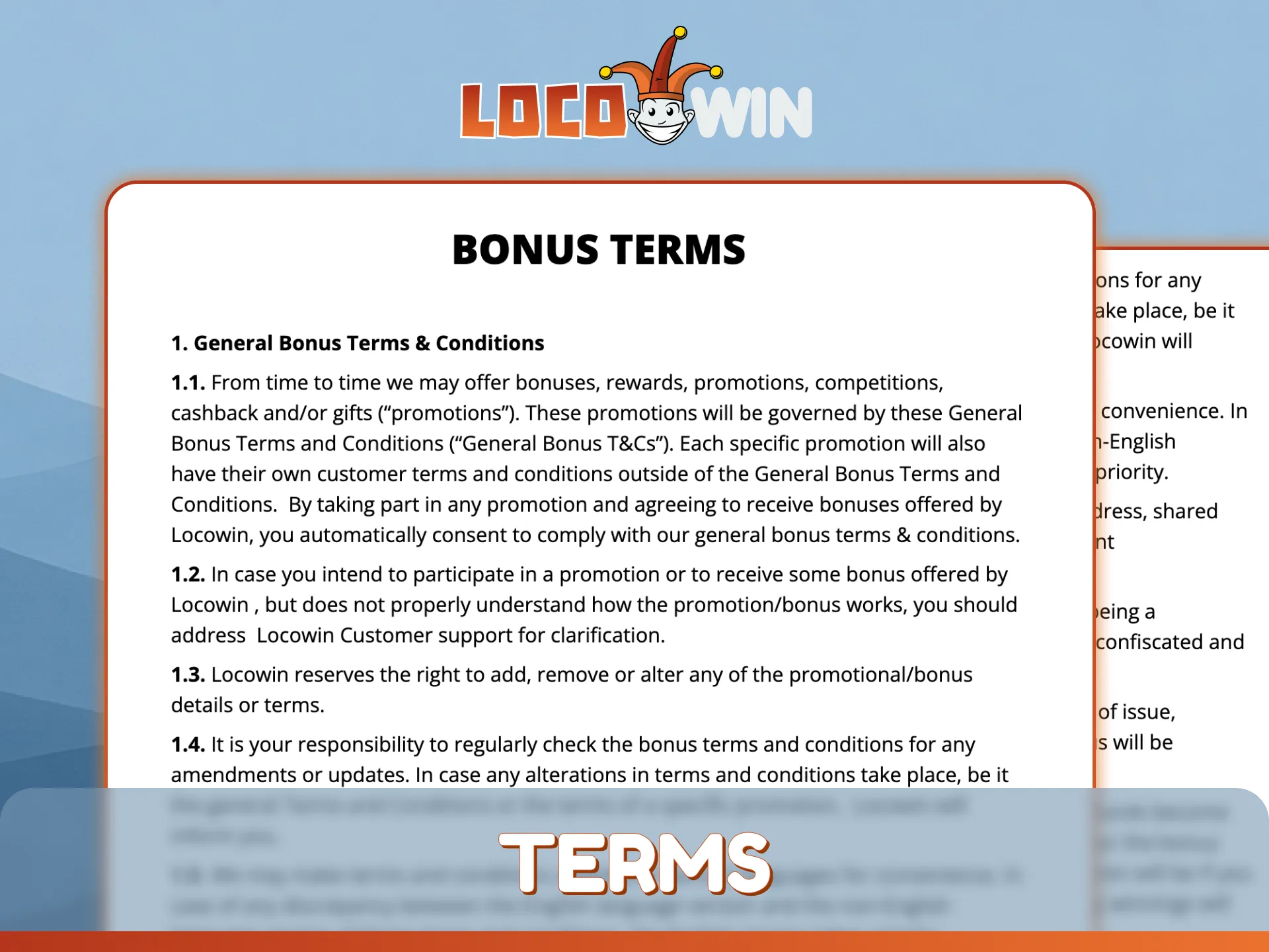 Locowin bonusten ehdot