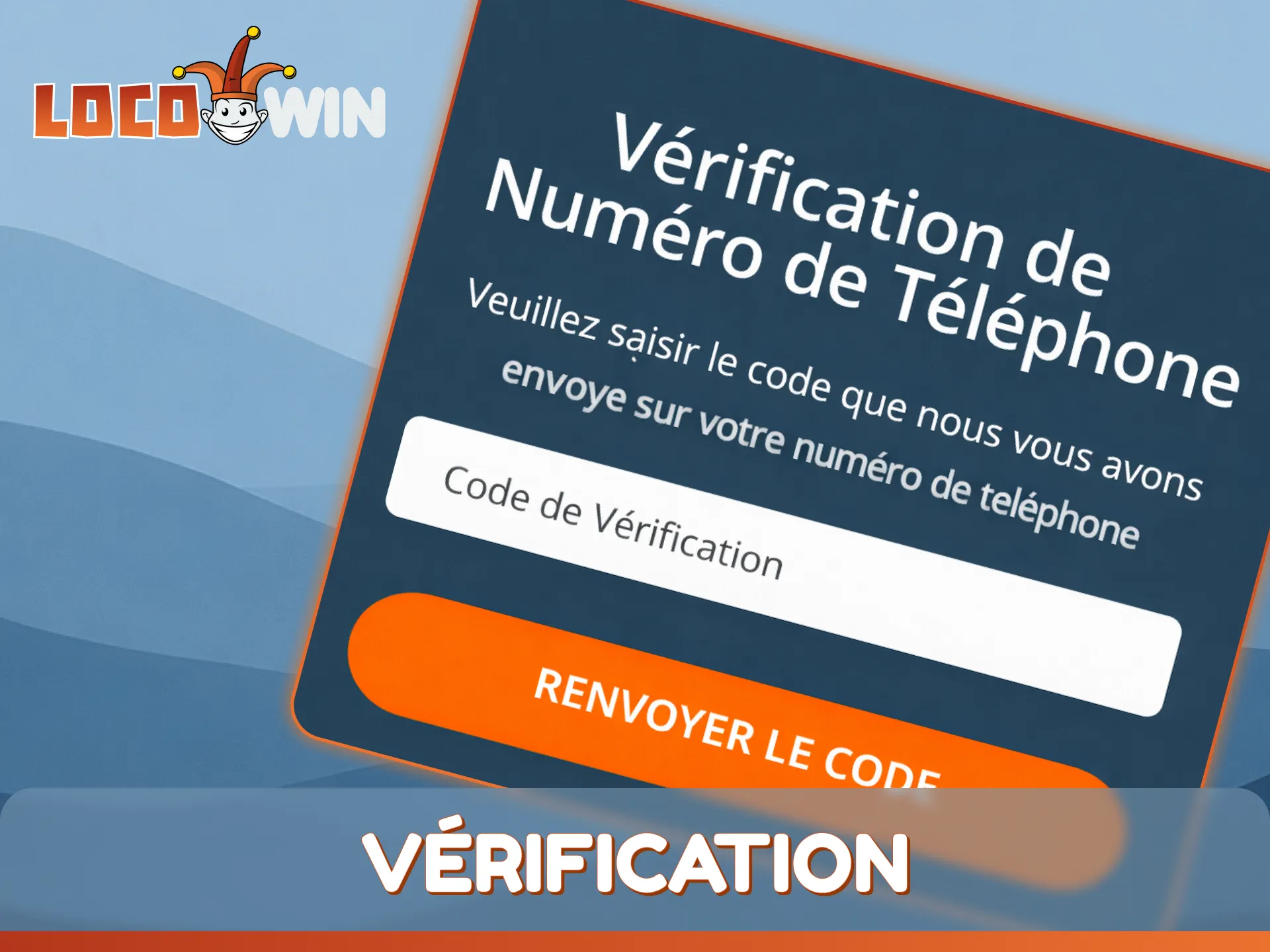 Assurez la sécurité de votre compte en respectant les exigences de vérification et de sécurité.