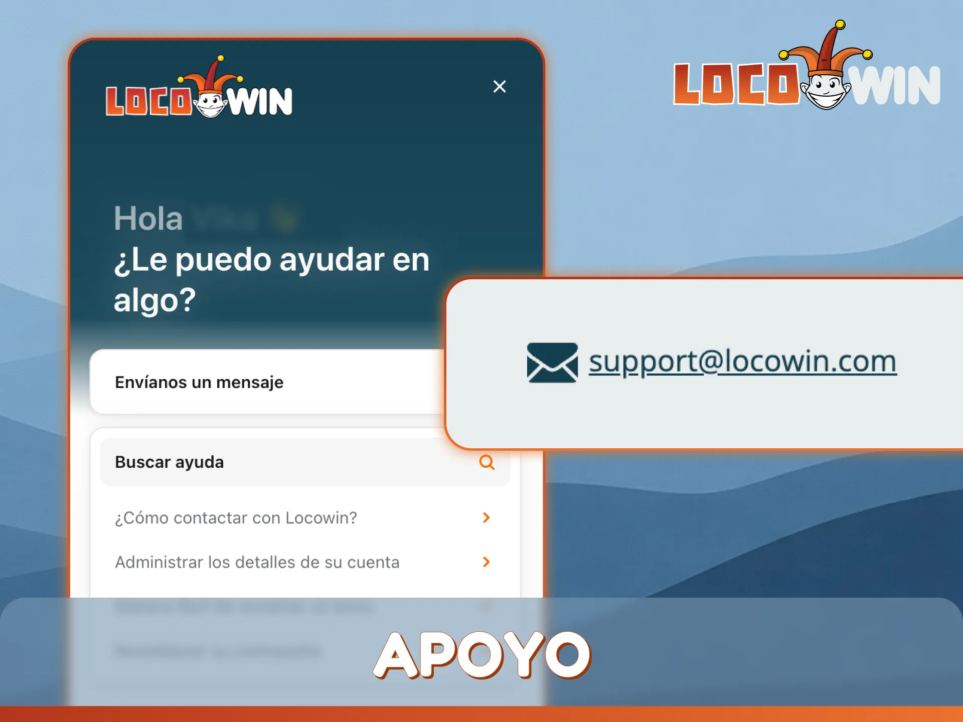 Experimente el soporte VIP dedicado en LocoWin, donde siempre estamos aquí.