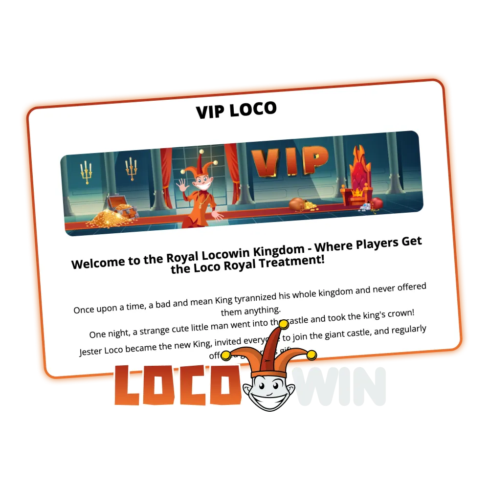 Join the exclusive VIP Club at LocoWin to enjoy premium rewards.