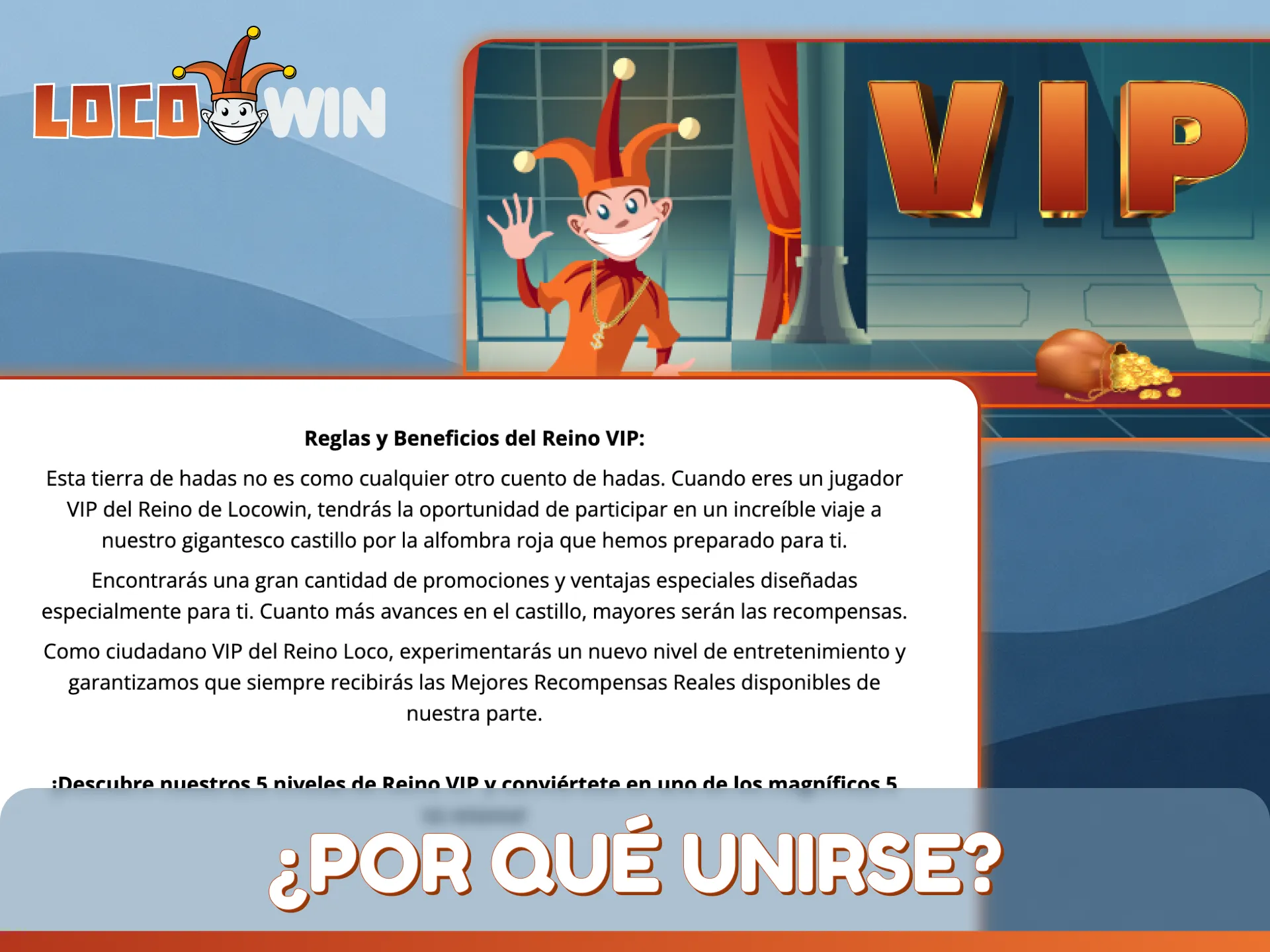 Descubra privilegios únicos y por qué unirse al Club VIP de LocoWin hoy.