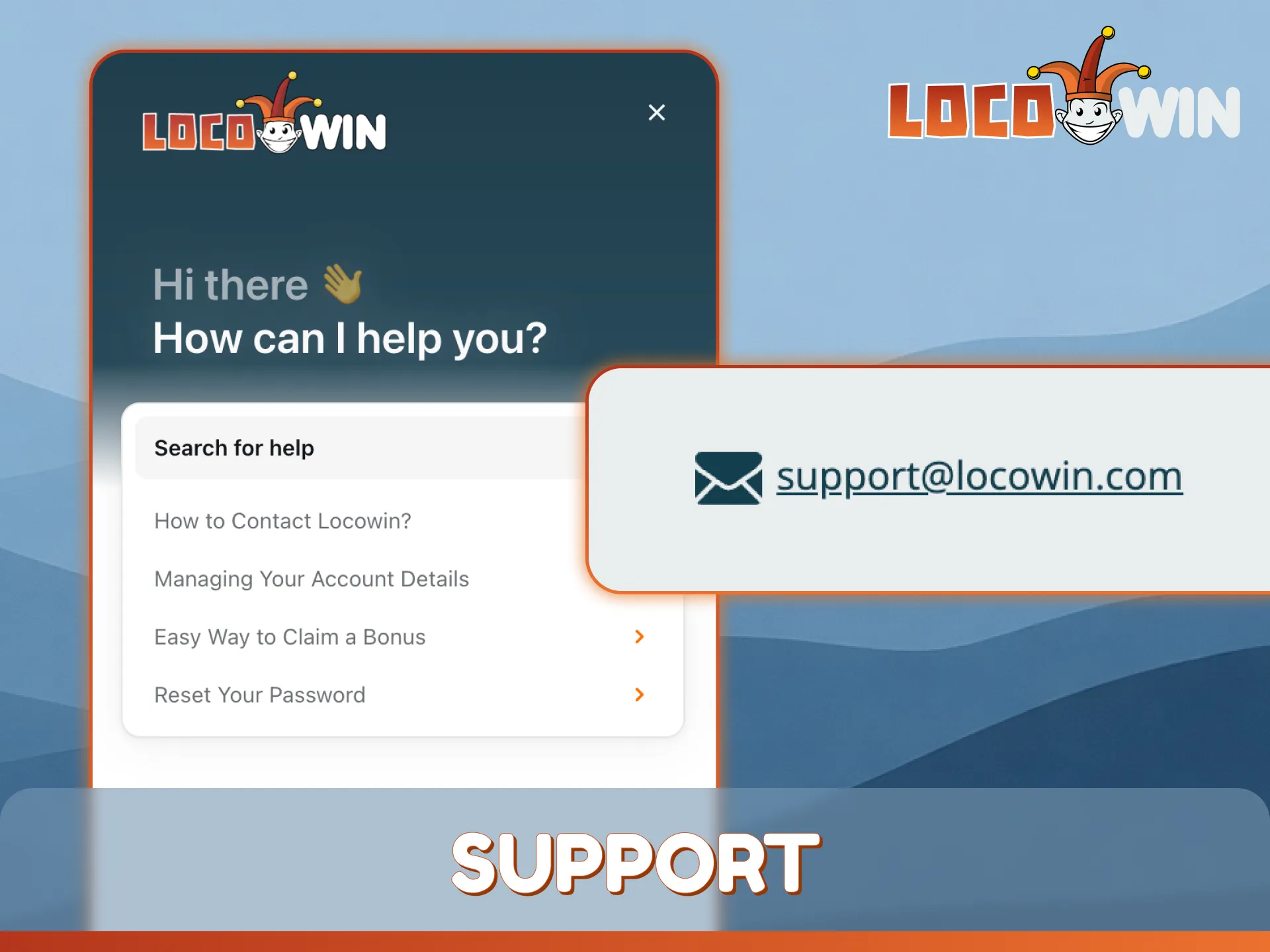 Experience dedicated VIP support at LocoWin where we are always here.