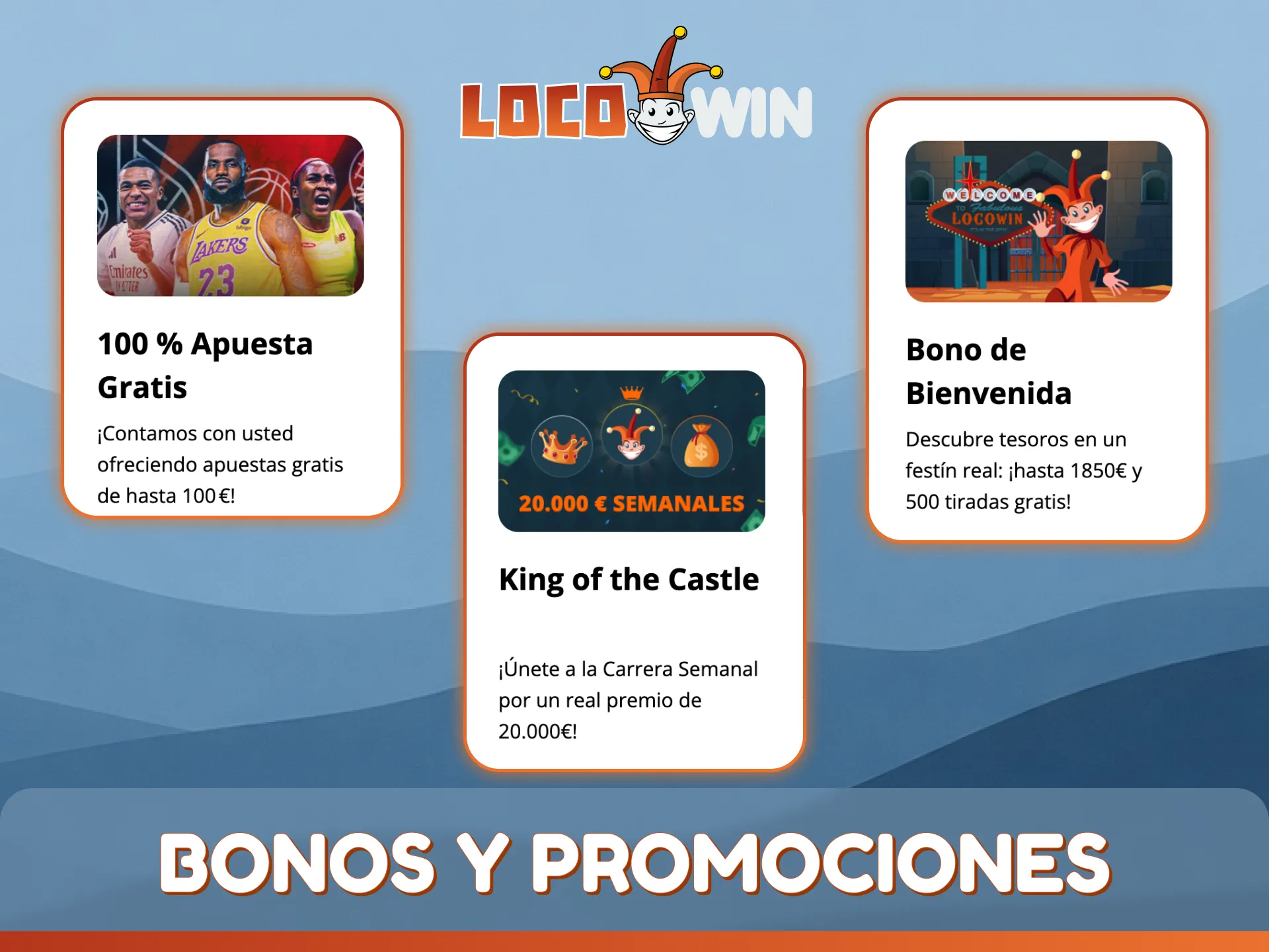 Aumente su bankroll utilizando diversos bonos de apuestas y promociones en LocoWin.