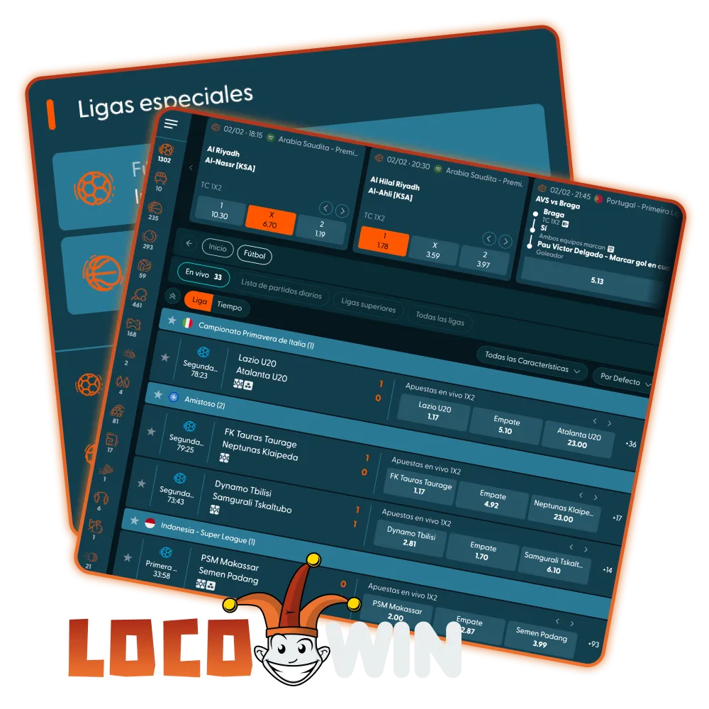 Ingresa a la casa de apuestas deportivas oficial de LocoWin para comenzar tu viaje en las apuestas con criptomonedas.