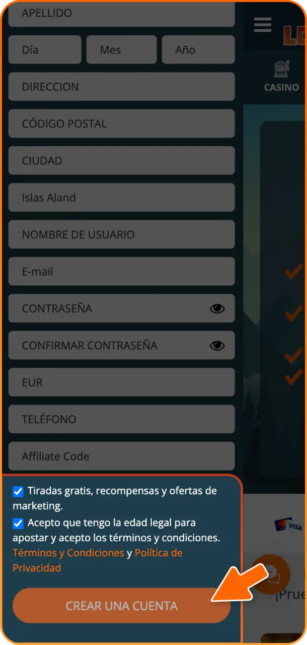 Bestätigen Sie Ihre E-Mail-Adresse und Telefonnummer für eine sichere Kommunikation mit dem LocoWin Support.
